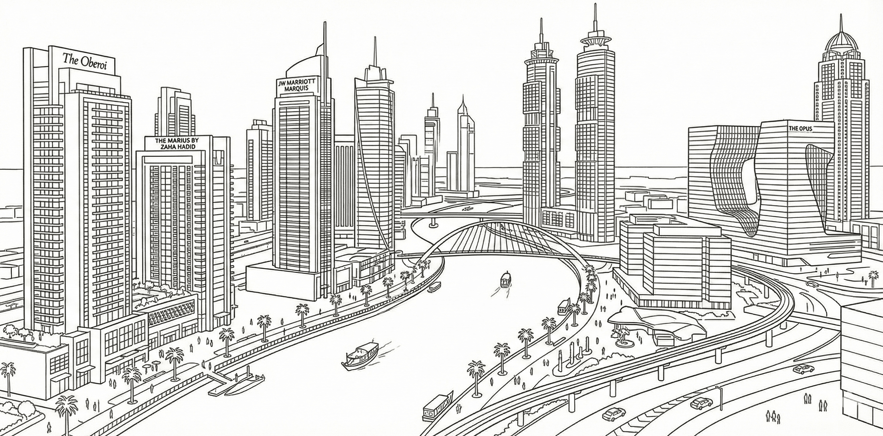 Express Ride to Business Bay Towers - Abu Dhabi Corniche to Business Bay Express Ride to Business Bay Towers from Abu Dhabi Corniche to Business Bay - Loop luxury transfer service