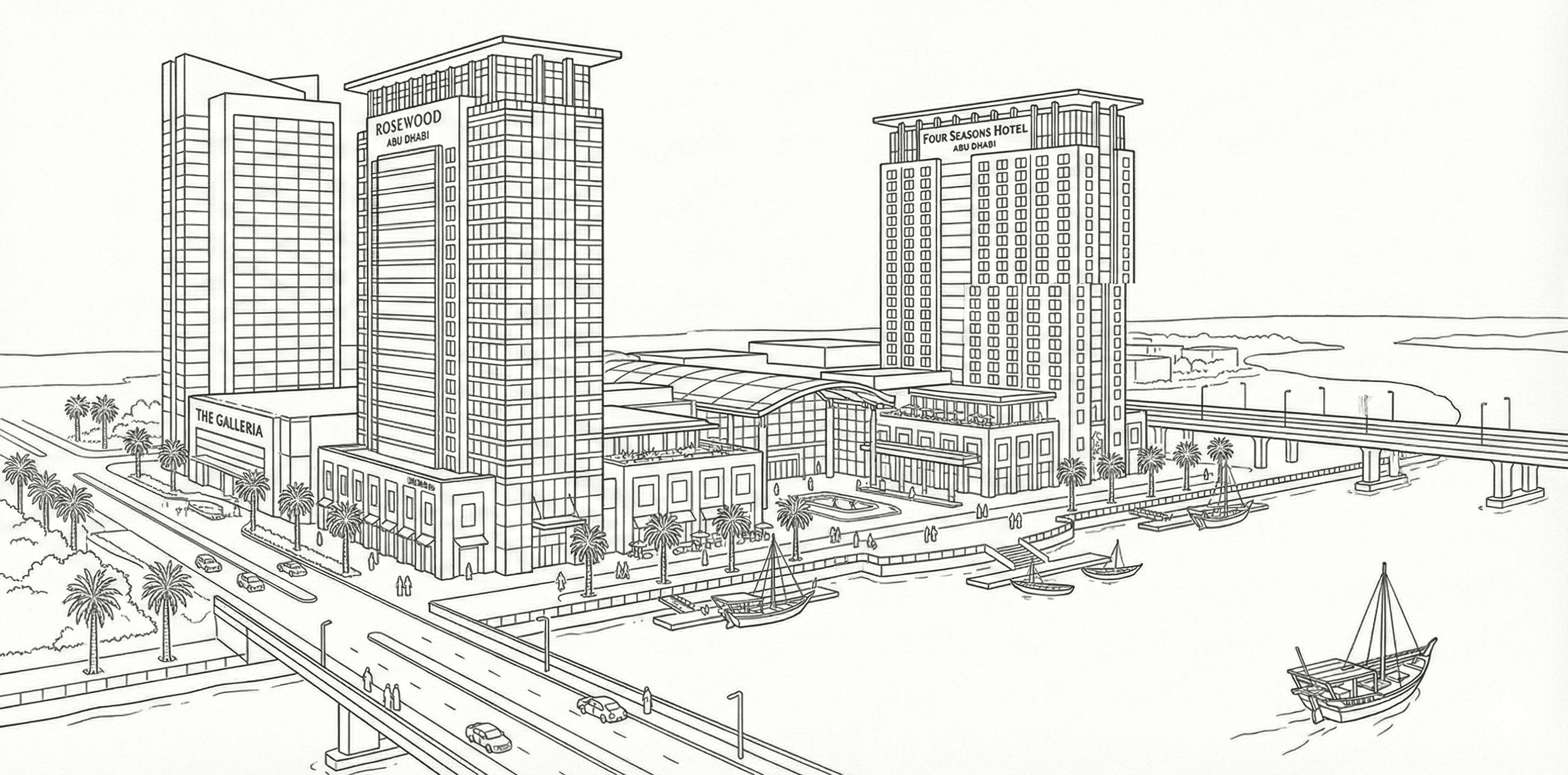 Direct Transfer to Luxury Hotels - Jumeirah Lake Towers to Al Maryah Island Direct Transfer to Luxury Hotels from Jumeirah Lake Towers to Al Maryah Island - Loop luxury transfer service