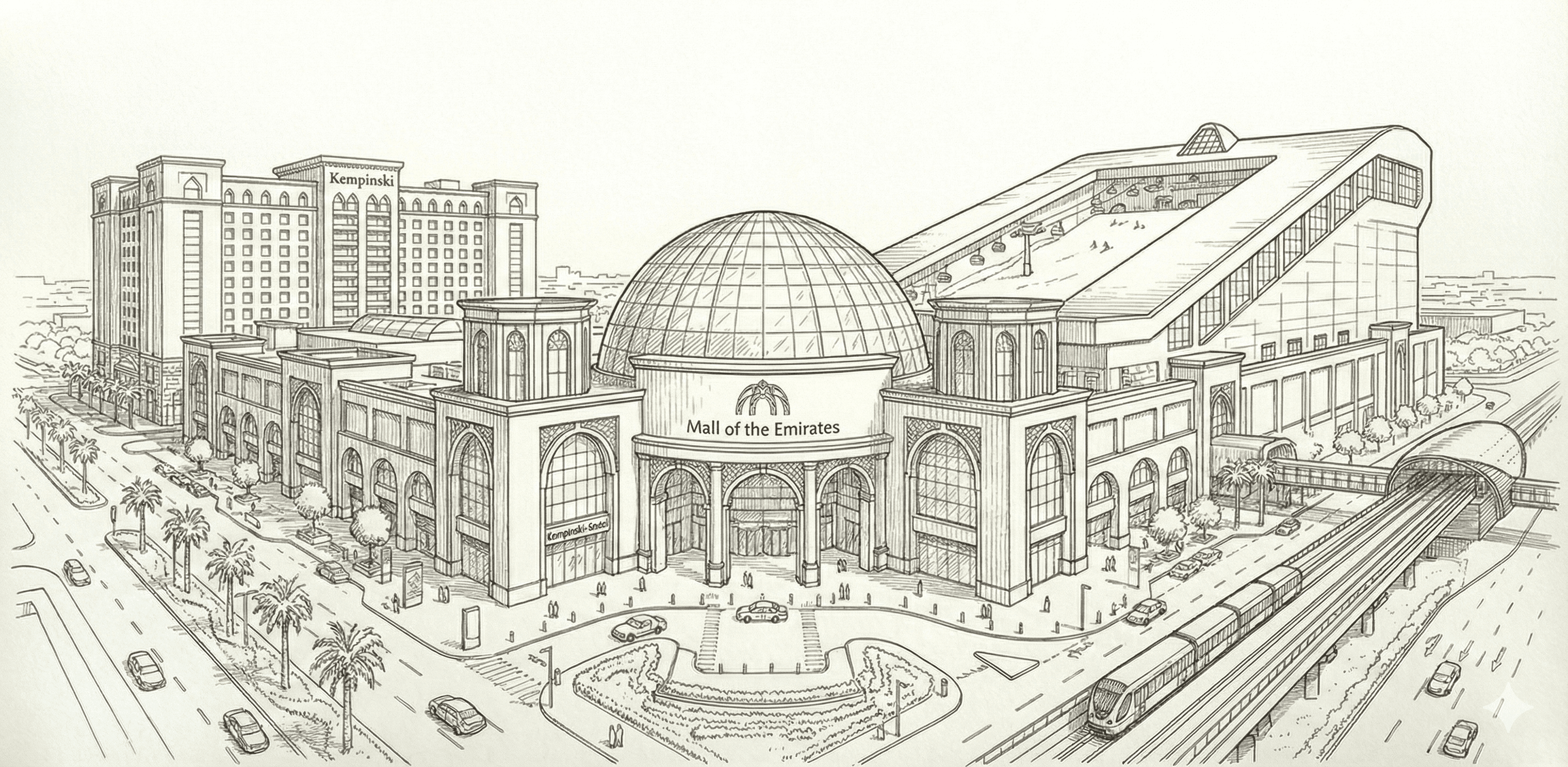 Express Ride to Mall of the Emirates - Abu Dhabi Corniche to Jumeirah Village Triangle Express Ride to Mall of the Emirates from Abu Dhabi Corniche to Jumeirah Village Triangle - Loop luxury transfer service