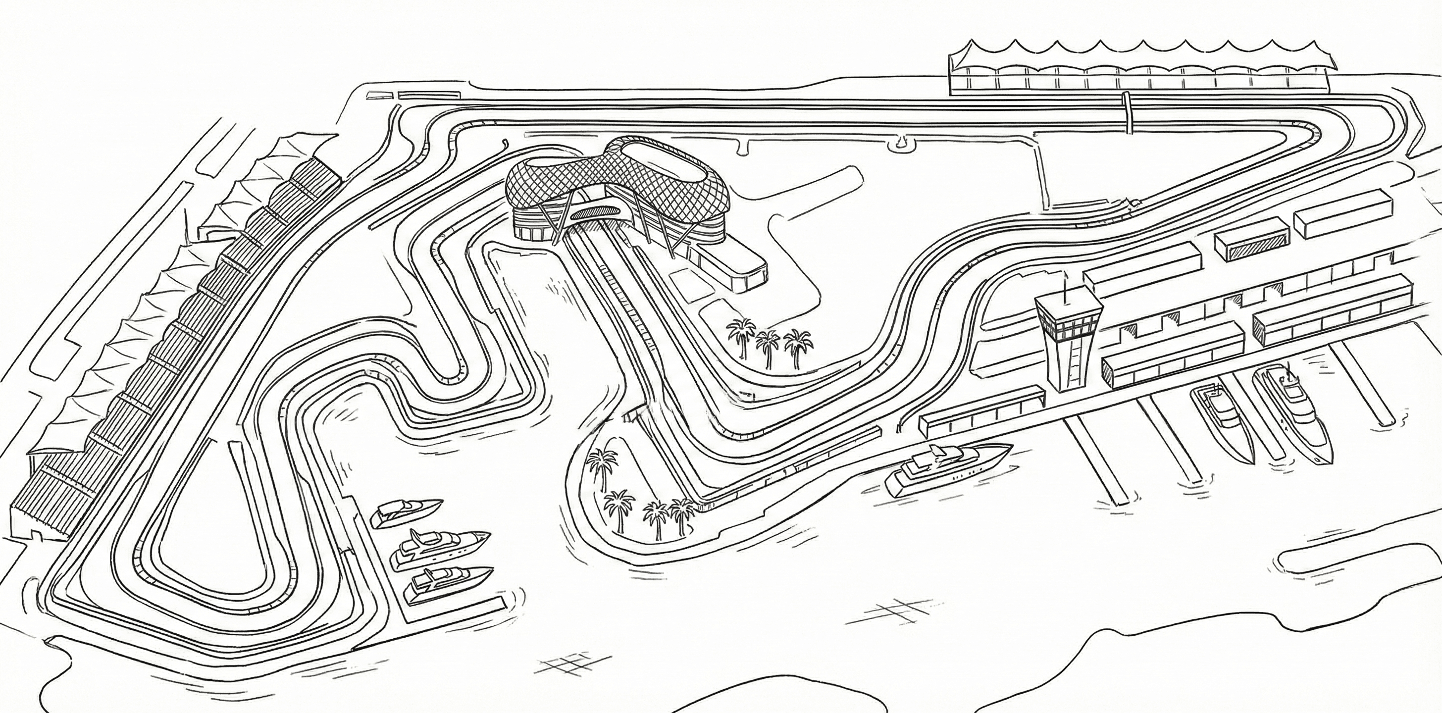 Nonstop Shuttle to Yas Marina Circuit - Jumeirah Village Triangle to Yas Island Nonstop Shuttle to Yas Marina Circuit from Jumeirah Village Triangle to Yas Island - Loop luxury transfer service