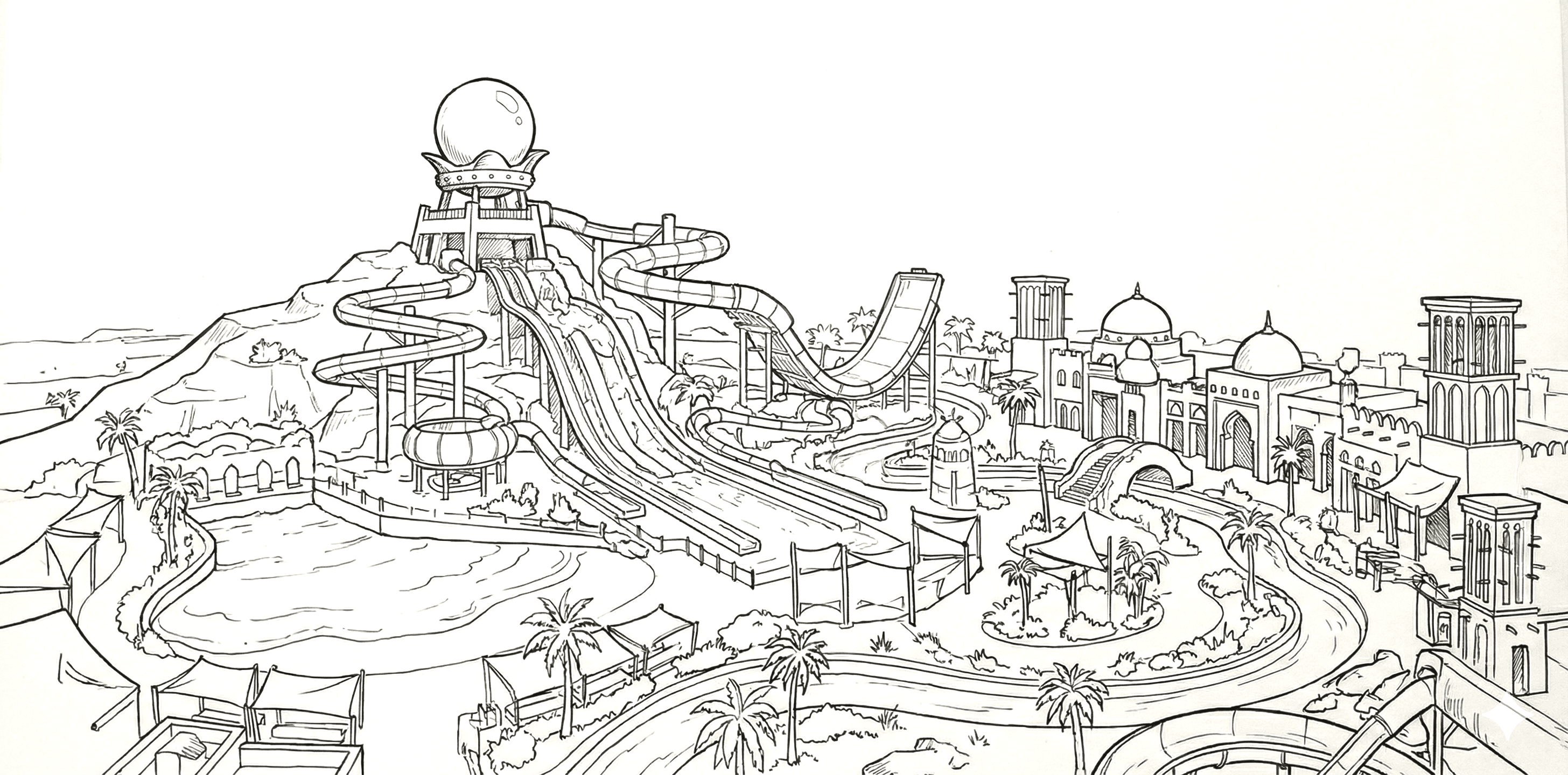 Direct Transfer to Yas Waterworld - Jumeirah Village Triangle to Yas Island Direct Transfer to Yas Waterworld from Jumeirah Village Triangle to Yas Island - Loop luxury transfer service